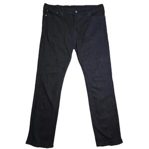 Levi's 511 Jeans Men's 40x32 Black Slim Straight Stretch Denim Pants Preppy